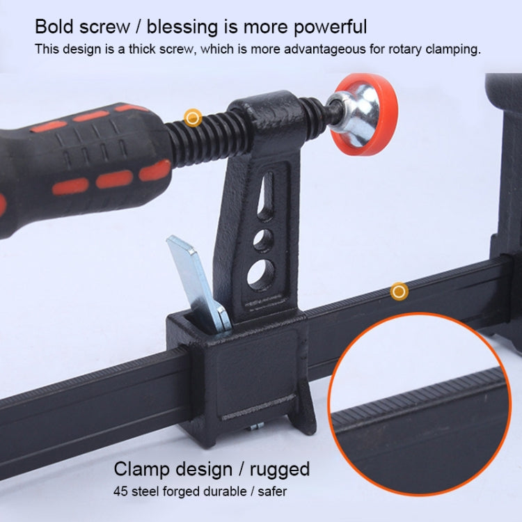 24 Inch Thicken F Clip Woodworking Fast Fixed Clamping and Splicing Tool