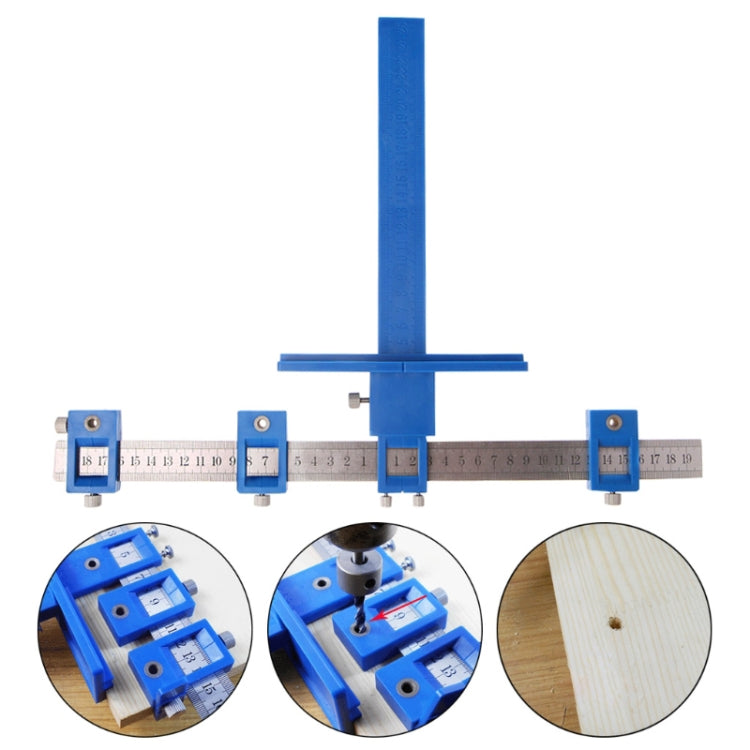 Multi-function Adjustable Woodworking Hole Locator Auxiliary Installation Tool