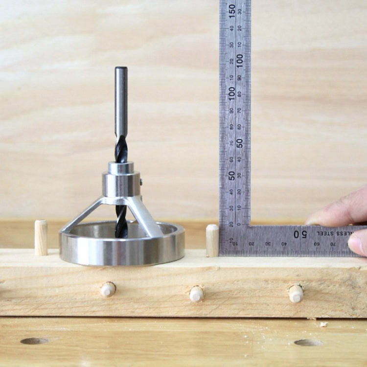 16 in 1 Drill Guide Vertical Pocket Hole Jig 5/6/7/8/9/10/12mm Drill Bit Hole Locator Stainless Steel Woodworking Jig Kit