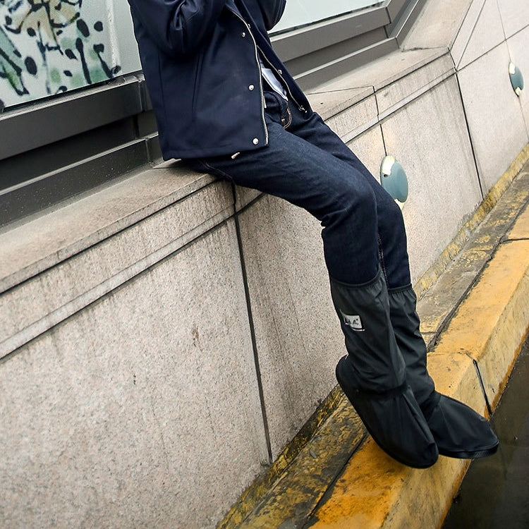 Outdoor High Tube Rainproof Snowproof Thickened Rain Shoes Size: M