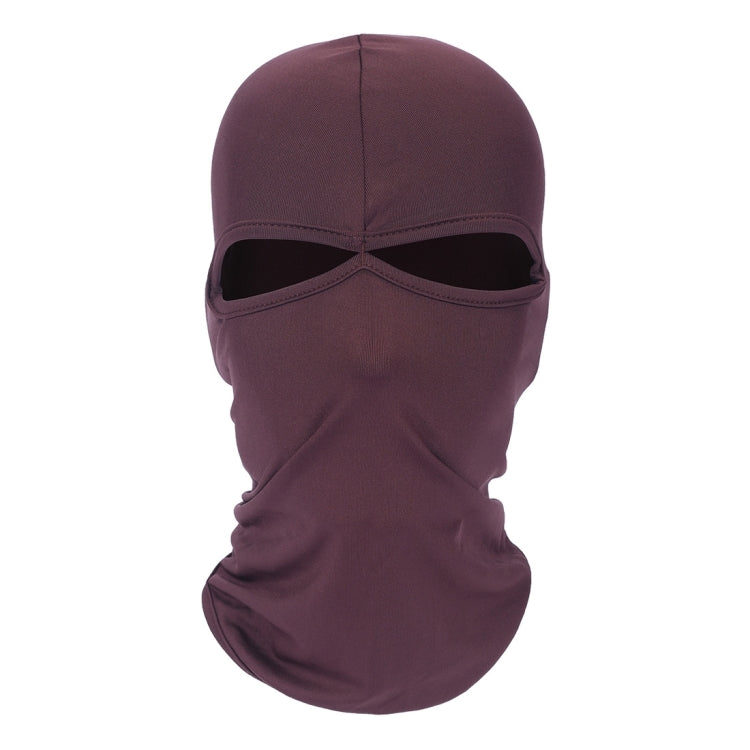 Balaclava Style Unisex Elastic Lycra Dual Holes Biking Head Mask