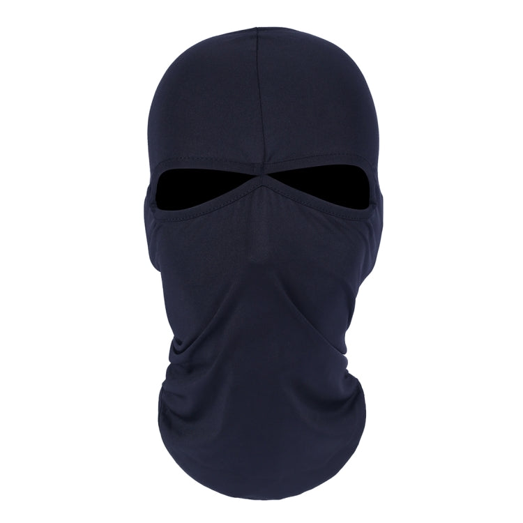 Balaclava Style Unisex Elastic Lycra Dual Holes Biking Head Mask