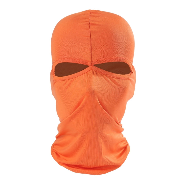 Balaclava Style Unisex Elastic Lycra Dual Holes Biking Head Mask
