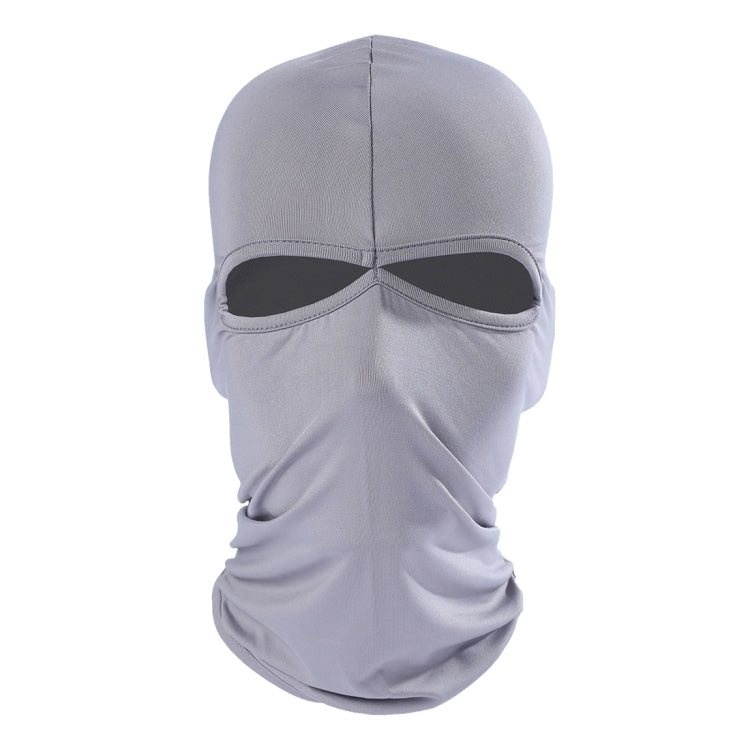 Balaclava Style Unisex Elastic Lycra Dual Holes Biking Head Mask
