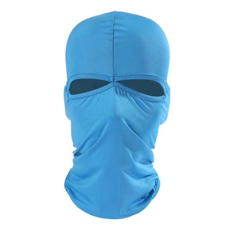 Balaclava Style Unisex Elastic Lycra Dual Holes Biking Head Mask
