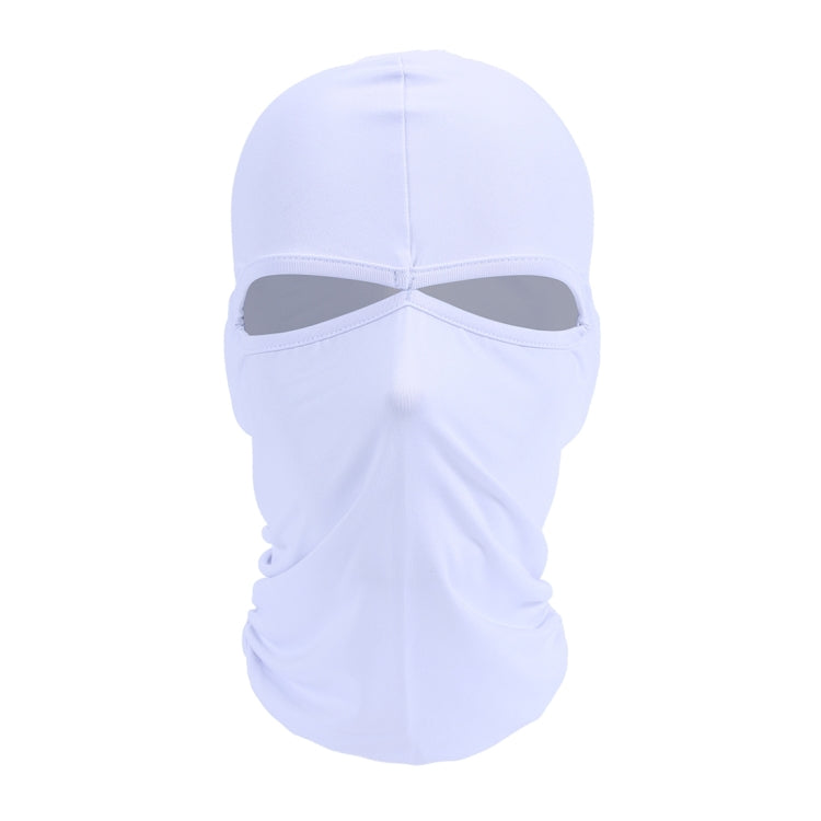 Balaclava Style Unisex Elastic Lycra Dual Holes Biking Head Mask