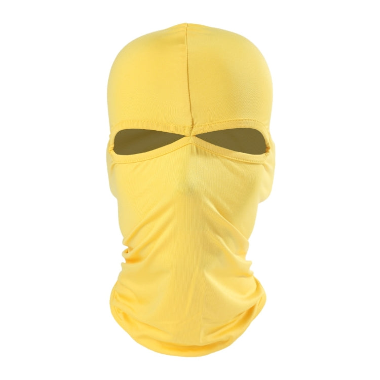 Balaclava Style Unisex Elastic Lycra Dual Holes Biking Head Mask