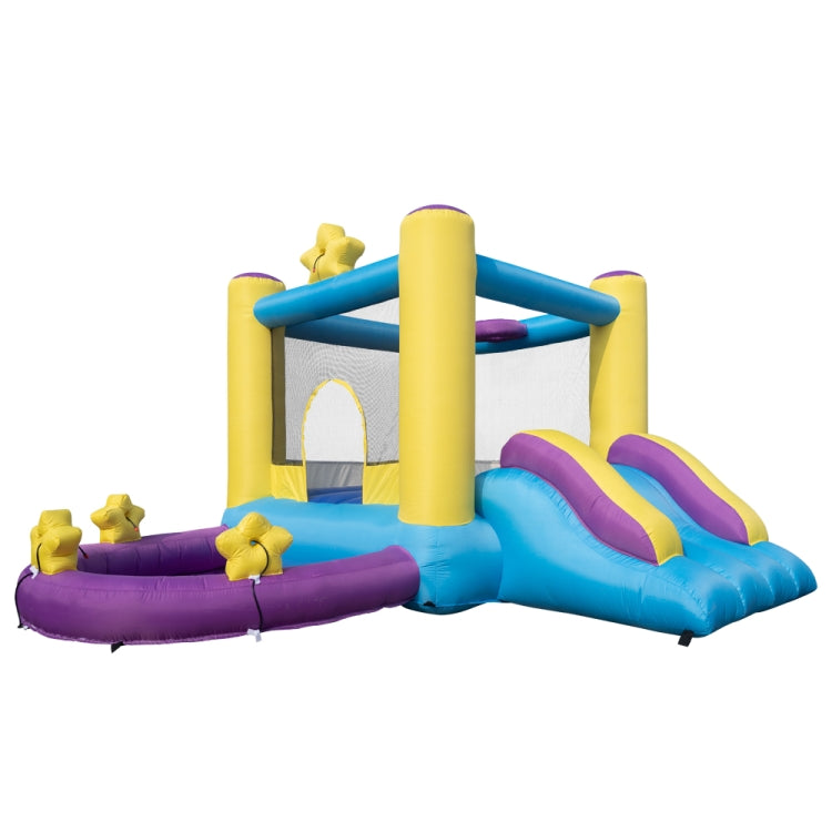 [US Warehouse] Inflatable Star Trampolines with Pool & Slide, Size: 118x130x79 inch