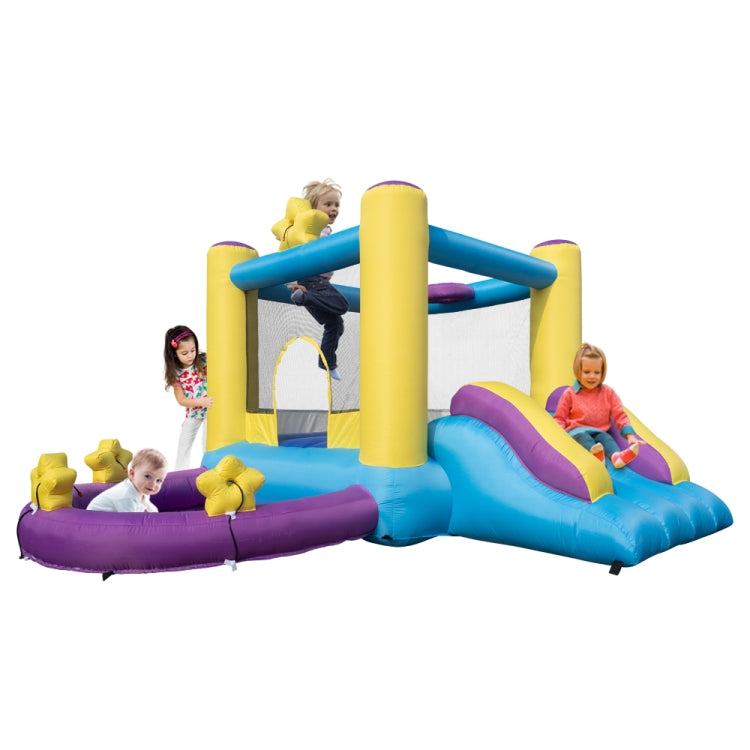 [US Warehouse] Inflatable Star Trampolines with Pool & Slide, Size: 118x130x79 inch