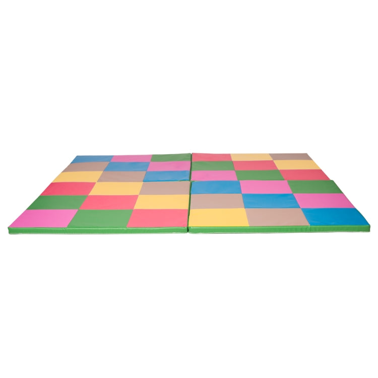 [US Warehouse] Colorful Portable Foldable Gymnastic Mat, Size: 146x146x3cm