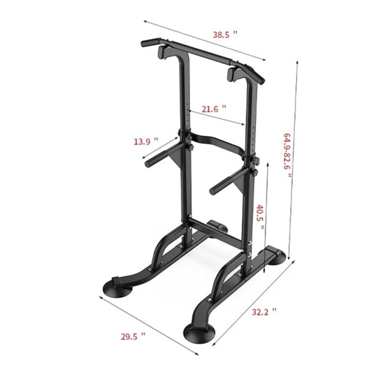 [US Warehouse] Simple Version Multifunctional Adjustable Strength Training Power Tower Pull-up Bar Push-up Bracket