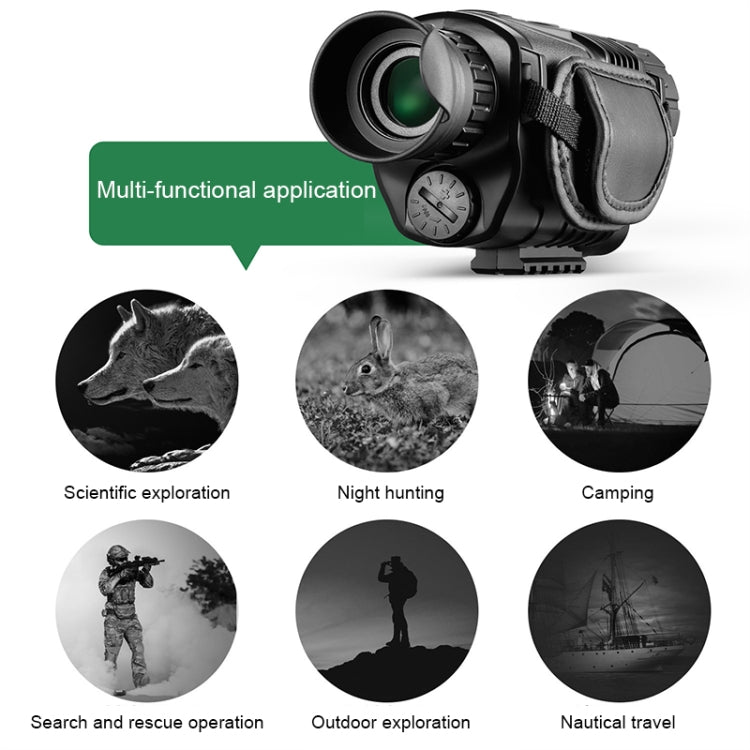 HTK-90 HD Night Vision Monocular Telescope, Support Photography / Video / SD Card