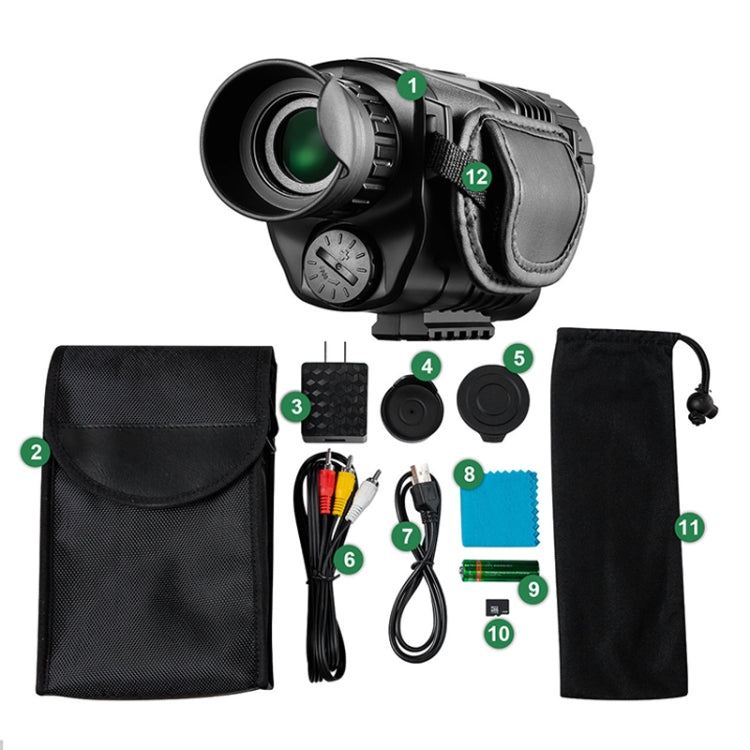 HTK-90 HD Night Vision Monocular Telescope, Support Photography / Video / SD Card
