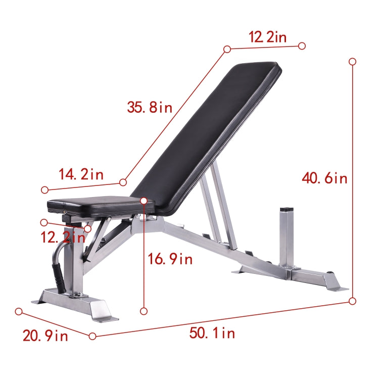 [US Warehouse] Utility Weight Bench Exercise Abdominal Chair Fitness Equipment