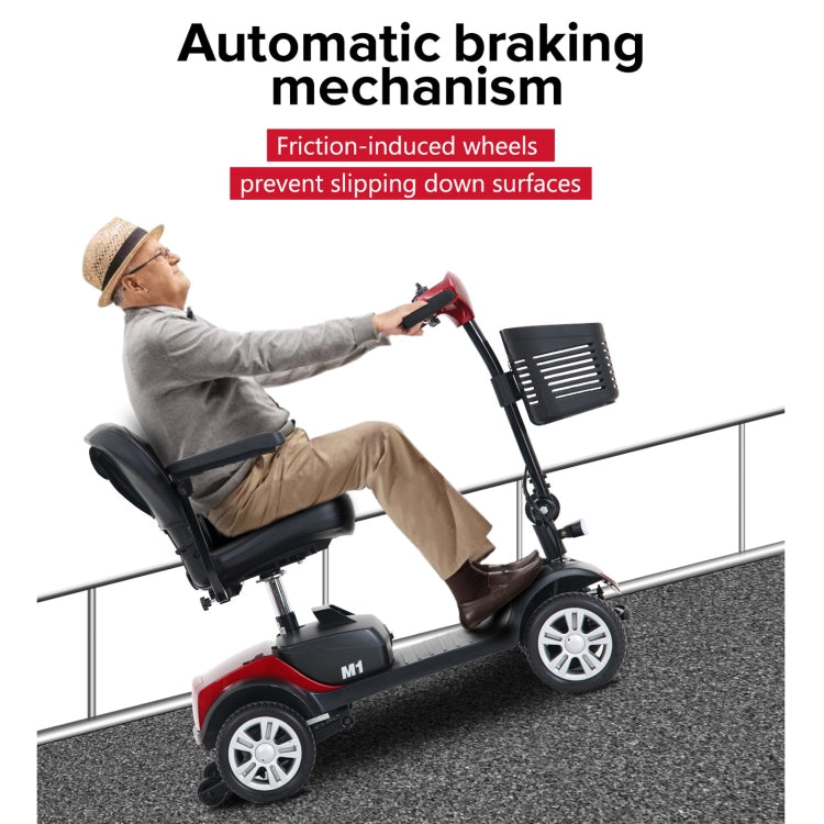 [US Warehouse] METRO M1-RED Compact Outdoor Electric Mobility Scooter Travel Tools, US Plug (Red)
