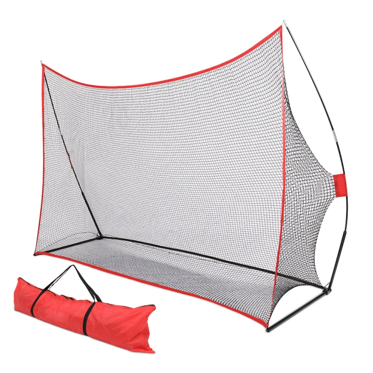 [US Warehouse] 10x7 inch Portable Outdoor Golf Training Net (Red)