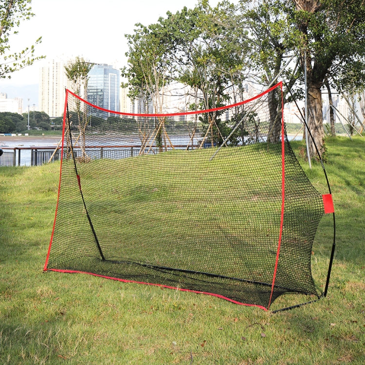 [US Warehouse] 10x7 inch Portable Outdoor Golf Training Net (Red)