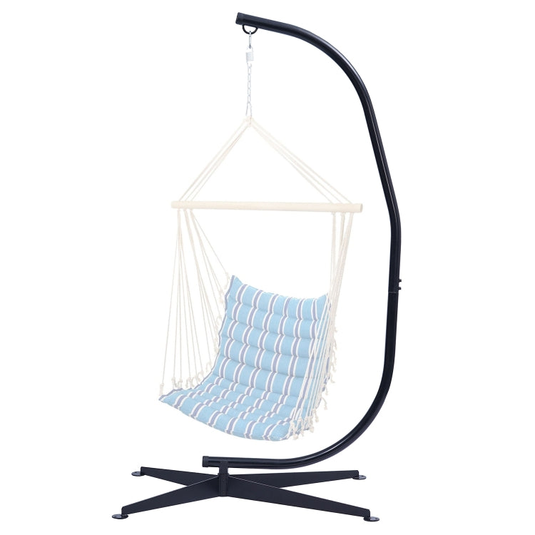 [US Warehouse] C-type X-base Metal Hanging Chair Frame for Hammock