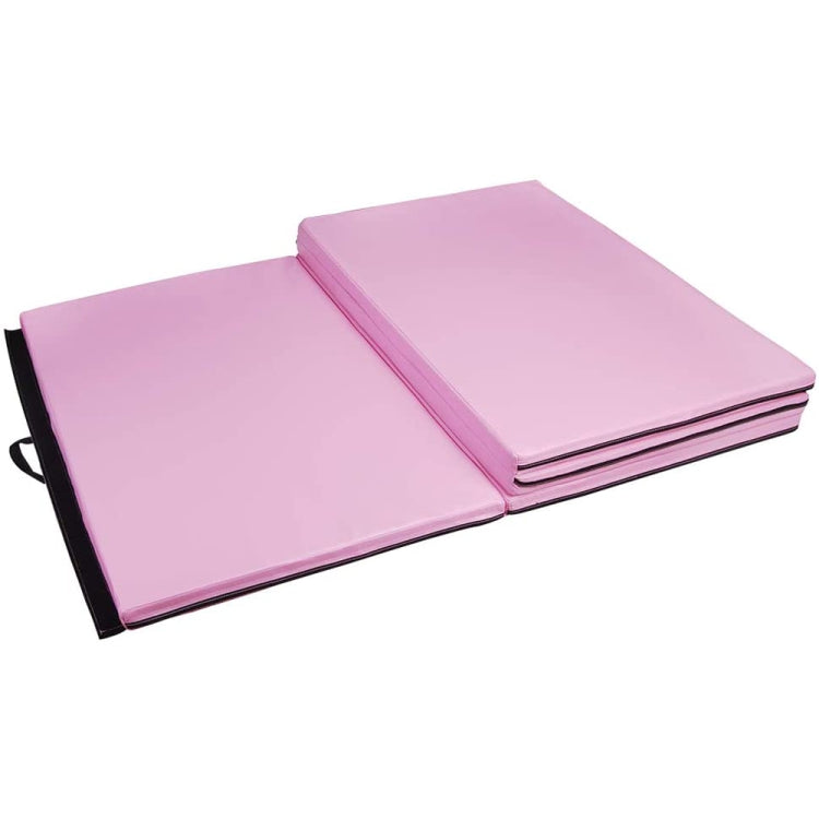 [US Warehouse] Foldable PVC EVA Exercise Yoga Gymnastics Mat, Size: 120x240x5cm (Pink)