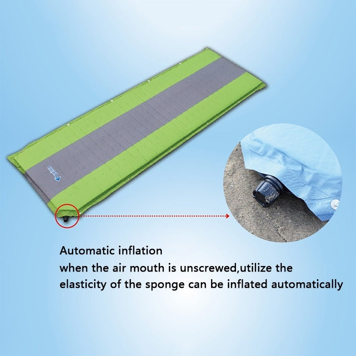 Outdoor Camping Mat Tent Moisture-Proof Mattress Bed Multiple Holes Breathable Thicker Sponge Folding Sleeping Pad Automatic Inflatable Mat, Size: 185x55x5cm