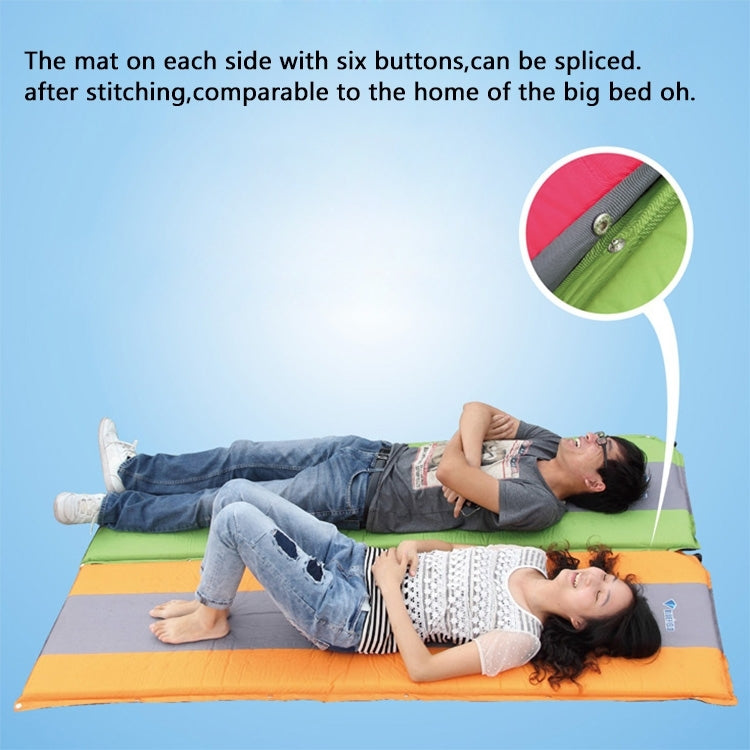 Outdoor Camping Mat Tent Moisture-Proof Mattress Bed Multiple Holes Breathable Thicker Sponge Folding Sleeping Pad Automatic Inflatable Mat, Size: 185x55x5cm