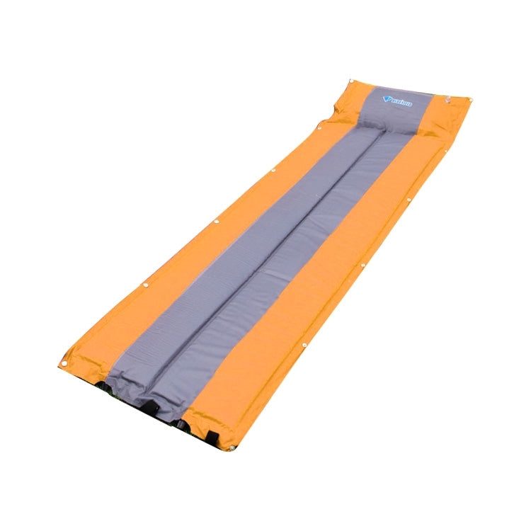 Outdoor Camping Mat Tent Moisture-Proof Mattress Bed Colorful Folding Sleeping Pad Automatic Inflatable Mat with Pillow, Size: 183x55x3cm