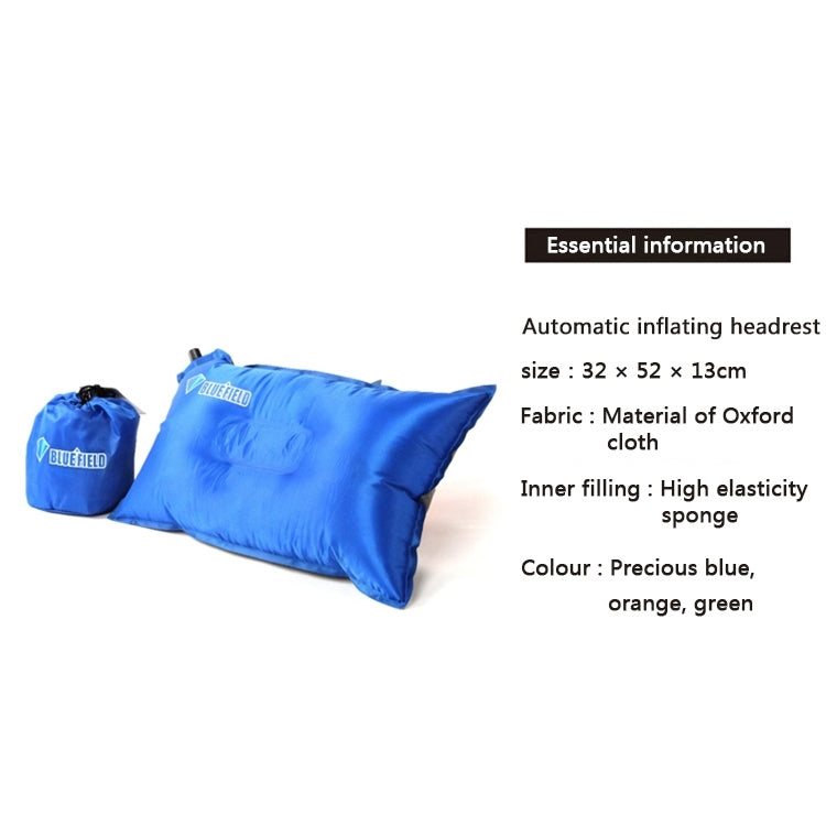 Outdoor Camping Travel Tent Pillow Folding Sleeping Automatic Inflatable Pillow, Size: 32x52x13cm