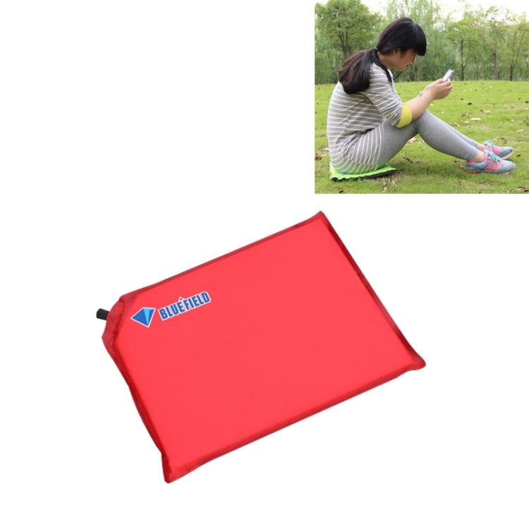 Outdoor Camping Travel Cushions Folding Automatic Inflatable Cushion, Size: 30x40x2.5cm (Red)
