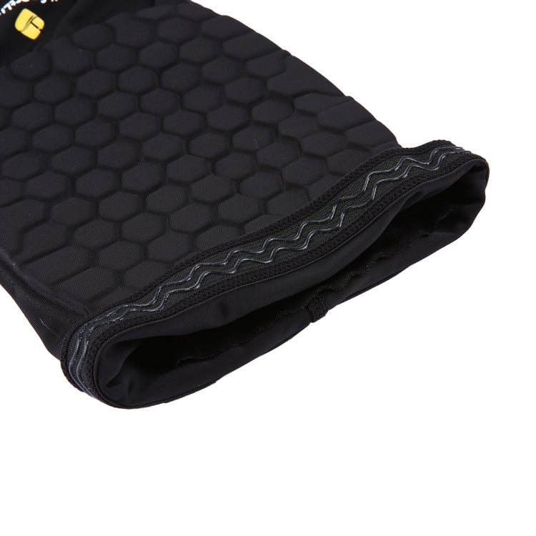 1 PC Beehive Shaped Sports Collision-resistant Lycra Elastic Knee Support Guard, Short Version, Size: M(Black)