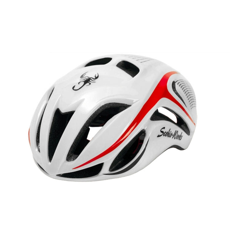 Outdoor Sports Mountainbiking Unibody Protective Helmet, Suitable Head Circumference: 58 - 62 cm (White)