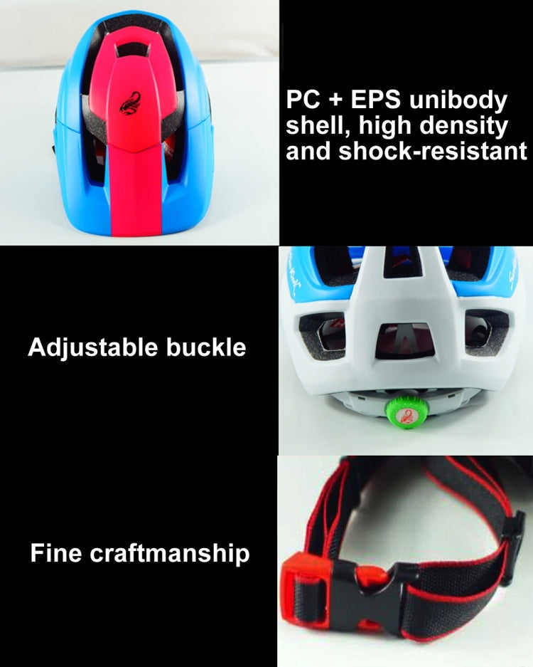 Outdoor Sports Mountainbiking Protective Helmet, Suitable Head Circumference: 58 - 53 cm, Size: L