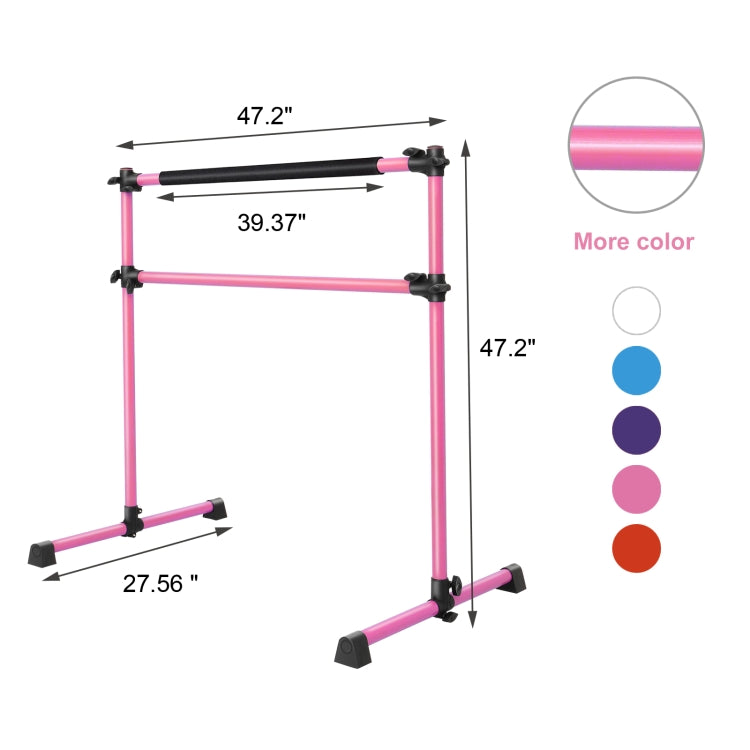 [US Warehouse] Double-Decked Liftable Home Dance Studio Ballet Pole Yoga Stretching Fitness Dance Pole, Size: 123x71x120cm