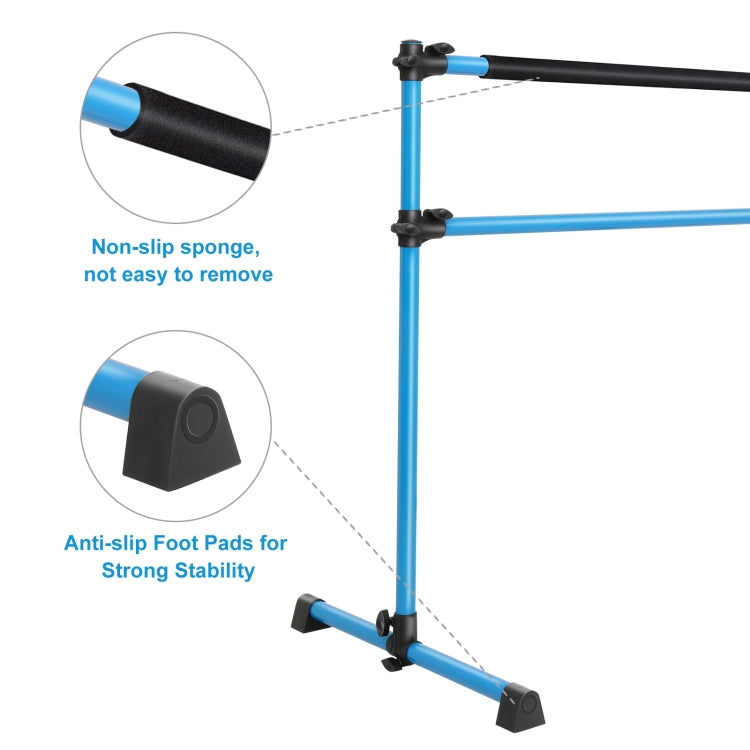 [US Warehouse] Double-Decked Liftable Home Dance Studio Ballet Pole Yoga Stretching Fitness Dance Pole, Size: 123x71x120cm