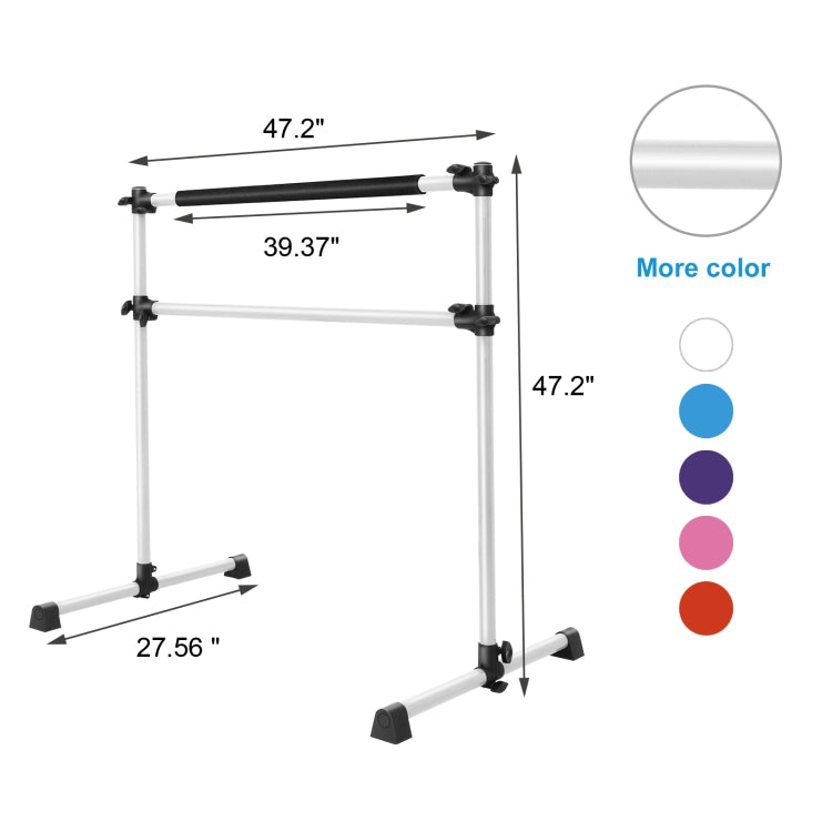 [US Warehouse] Double-Decked Liftable Home Dance Studio Ballet Pole Yoga Stretching Fitness Dance Pole, Size: 123x71x120cm