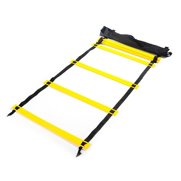 5 Meters 10 Knots Thick Section Pace Training Tough Durable Soft Ladder Football Training Wear Resistant Ladder Rope(Yellow)