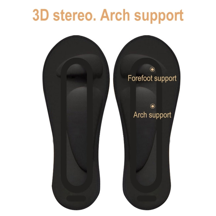5 PCS Women 3D Arch Invisible Socks Sponge Arch Support Non-slip Massage Boat Socks, Size: 21cm, Color Random Delivery