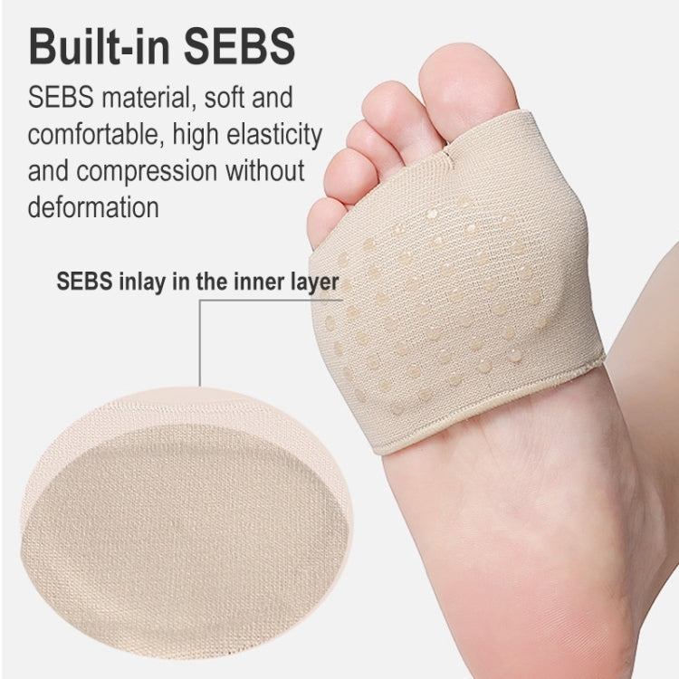 2 PCS 027 Oblique Thread Foot Guard Forefoot Pad Non-slip Split Toe Cover