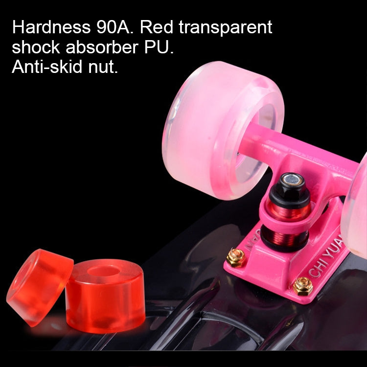 Shining Fish Plate Scooter Single Tilt Four Wheel Skateboard with 72mm Grinding Wheel