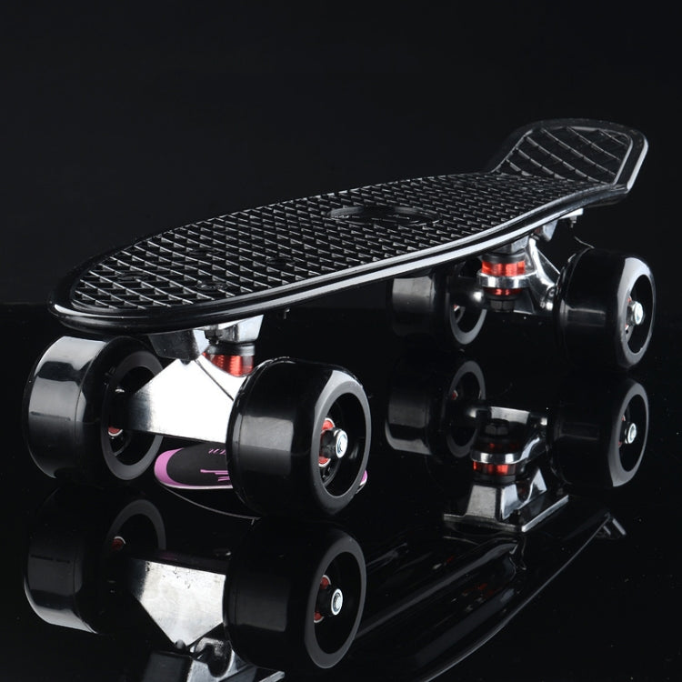 Shining Fish Plate Scooter Single Tilt Four Wheel Skateboard with 72mm Wheel