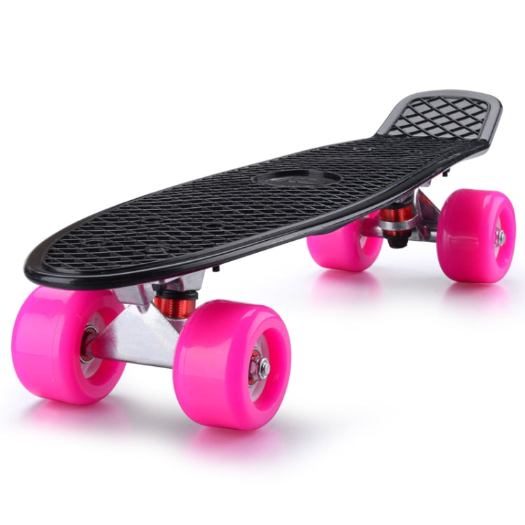 Shining Fish Plate Scooter Single Tilt Four Wheel Skateboard with 72mm Wheel