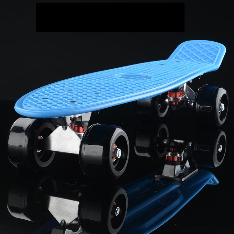 Shining Fish Plate Scooter Single Tilt Four Wheel Skateboard with 72mm Wheel