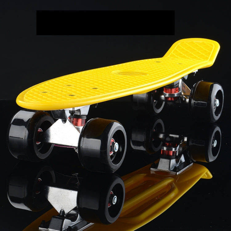 Shining Fish Plate Scooter Single Tilt Four Wheel Skateboard with 72mm Wheel