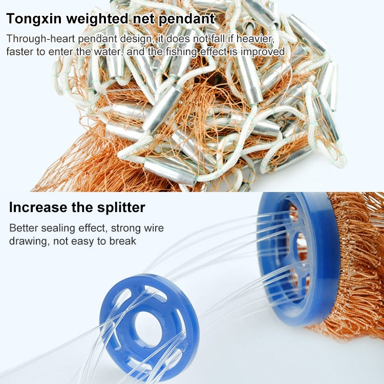 420 Help Throw Tire Cords Fishing Net, Height: 2.1m