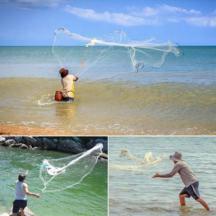 420 Help Throw Tire Cords Fishing Net, Height: 2.1m