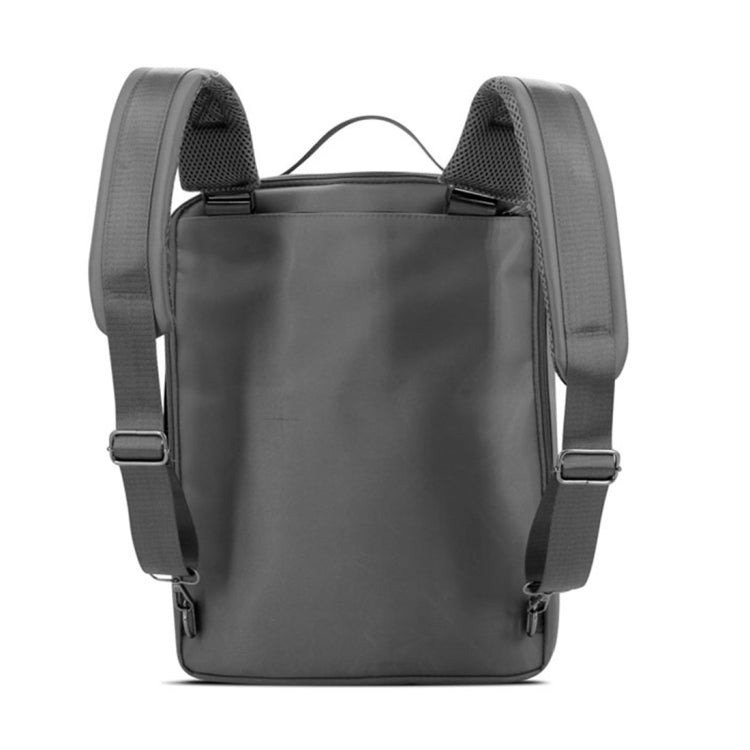 Shinlee Multi-function Fashion Nylon + PU Leather Shoulder Hand Laptop Tablet Bag Backpack Briefcase for 15.6 inch and Below