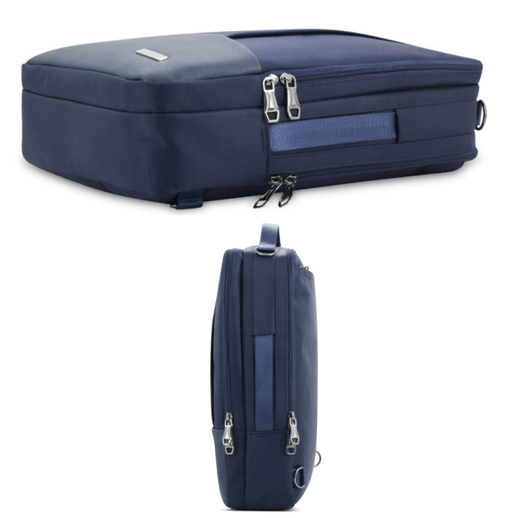 Shinlee Multi-function Fashion Nylon + PU Leather Shoulder Hand Laptop Tablet Bag Backpack Briefcase for 15.6 inch and Below