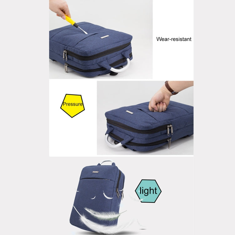 Shinlee Multi-function Fashion Nylon Shoulder Hand Laptop Tablet Bag Backpack Briefcase for 15.6 inch and Below(Black)