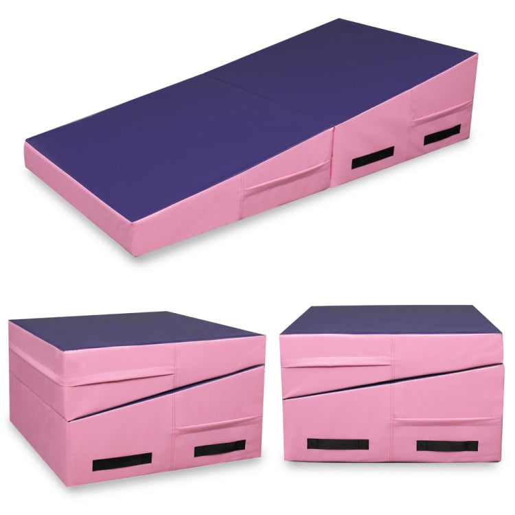 [US Warehouse] Foldable Trapezoid Gymnastics Mat, Size: 120x60x35 cm