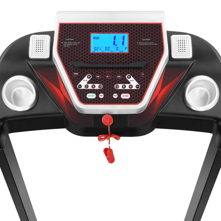 [US Warehouse] Folding Electric Treadmill with LCD Display, Speed: 0.5/8.5 MPH, US Plug