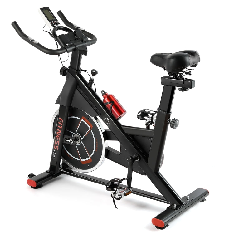 [US Warehouse] Indoor Spinning Bike Fitness Bicycle with LCD Display, Size: 41.34x18.11x46.46 inch